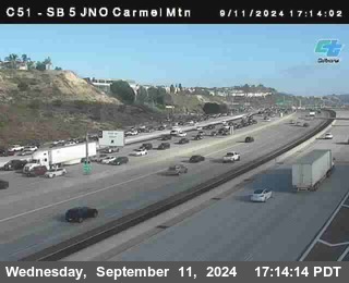 SB 5 at Carmel Mountain Rd.