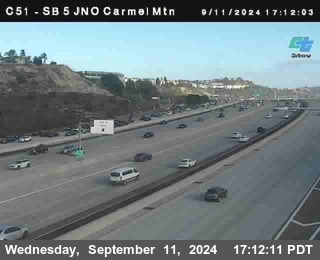 SB 5 at Carmel Mountain Rd.