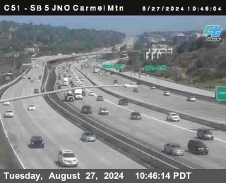 SB 5 at Carmel Mountain Rd.