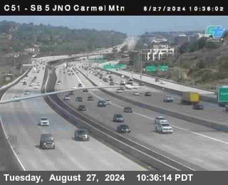 SB 5 at Carmel Mountain Rd.