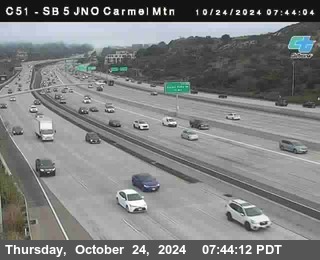 SB 5 at Carmel Mountain Rd.