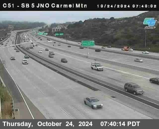 SB 5 at Carmel Mountain Rd.