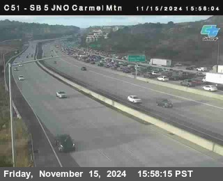 SB 5 at Carmel Mountain Rd.