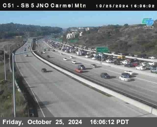 SB 5 at Carmel Mountain Rd.