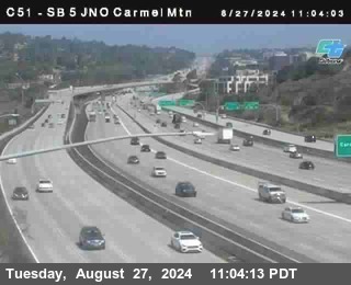 SB 5 at Carmel Mountain Rd.