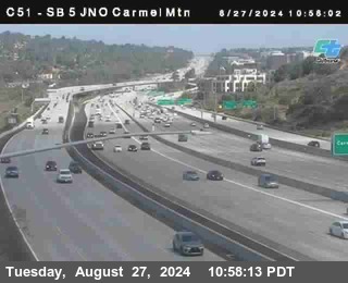 SB 5 at Carmel Mountain Rd.