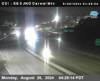 SB 5 at Carmel Mountain Rd.