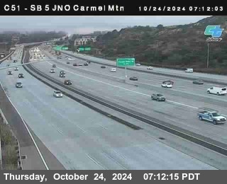 SB 5 at Carmel Mountain Rd.