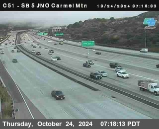 SB 5 at Carmel Mountain Rd.