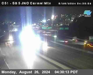 SB 5 at Carmel Mountain Rd.