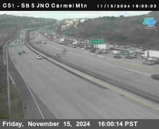 SB 5 at Carmel Mountain Rd.