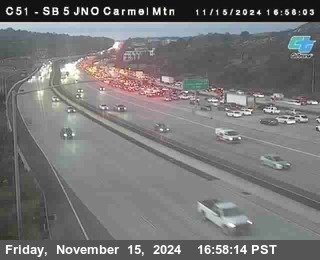 SB 5 at Carmel Mountain Rd.