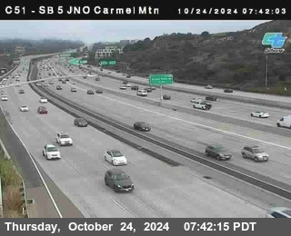 SB 5 at Carmel Mountain Rd.