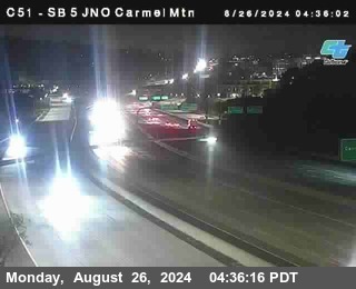 SB 5 at Carmel Mountain Rd.