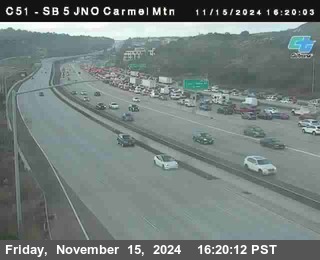 SB 5 at Carmel Mountain Rd.