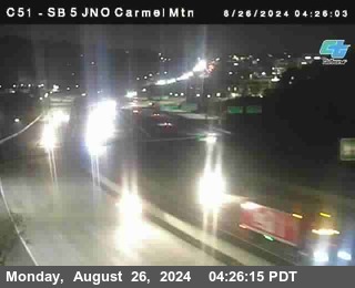 SB 5 at Carmel Mountain Rd.