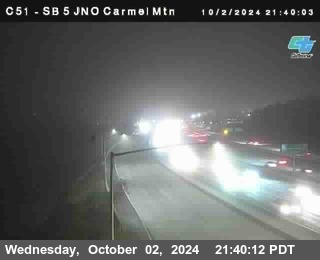 SB 5 at Carmel Mountain Rd.