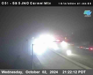 SB 5 at Carmel Mountain Rd.