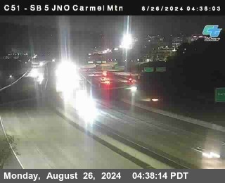 SB 5 at Carmel Mountain Rd.