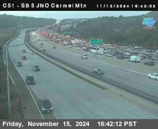 SB 5 at Carmel Mountain Rd.