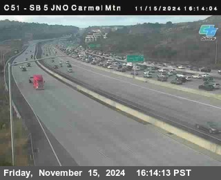 SB 5 at Carmel Mountain Rd.