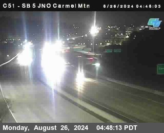 SB 5 at Carmel Mountain Rd.