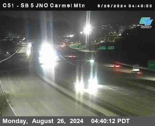 SB 5 at Carmel Mountain Rd.