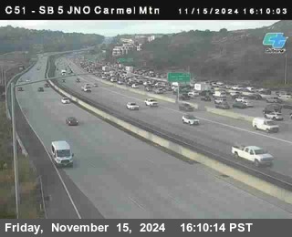 SB 5 at Carmel Mountain Rd.