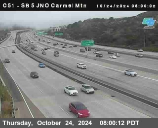 SB 5 at Carmel Mountain Rd.