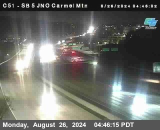 SB 5 at Carmel Mountain Rd.