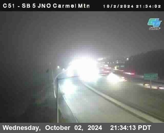 SB 5 at Carmel Mountain Rd.