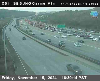 SB 5 at Carmel Mountain Rd.