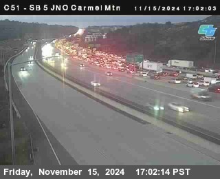 SB 5 at Carmel Mountain Rd.