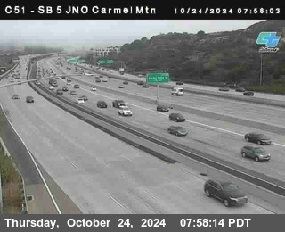 SB 5 at Carmel Mountain Rd.