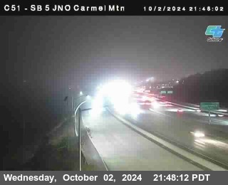 SB 5 at Carmel Mountain Rd.