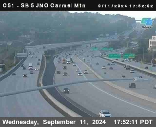 SB 5 at Carmel Mountain Rd.