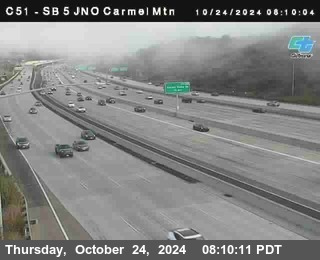 SB 5 at Carmel Mountain Rd.