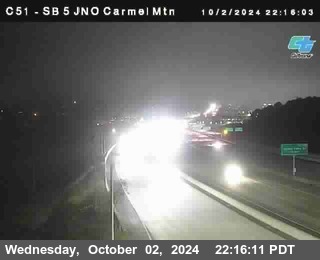 SB 5 at Carmel Mountain Rd.