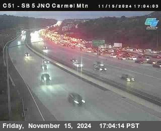 SB 5 at Carmel Mountain Rd.