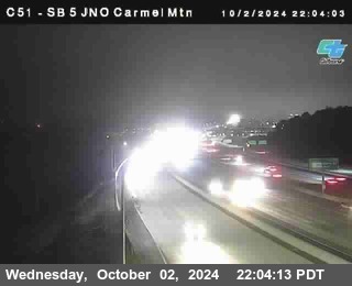 SB 5 at Carmel Mountain Rd.