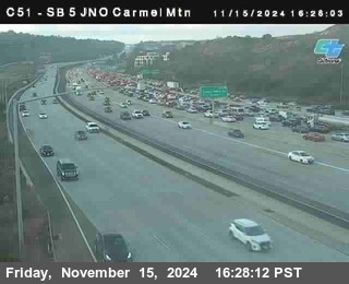 SB 5 at Carmel Mountain Rd.