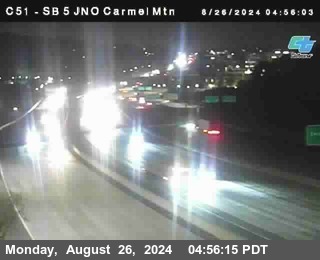 SB 5 at Carmel Mountain Rd.