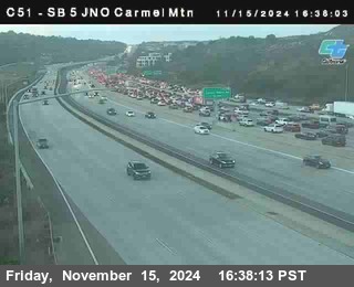 SB 5 at Carmel Mountain Rd.