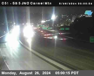 SB 5 at Carmel Mountain Rd.