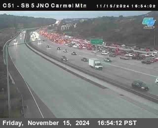 SB 5 at Carmel Mountain Rd.