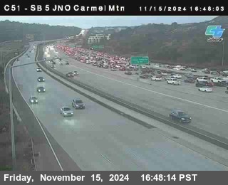 SB 5 at Carmel Mountain Rd.