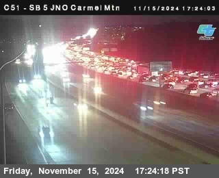 SB 5 at Carmel Mountain Rd.