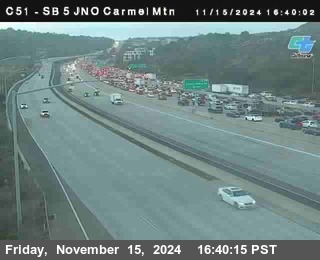 SB 5 at Carmel Mountain Rd.