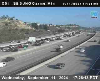 SB 5 at Carmel Mountain Rd.