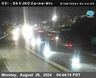 SB 5 at Carmel Mountain Rd.